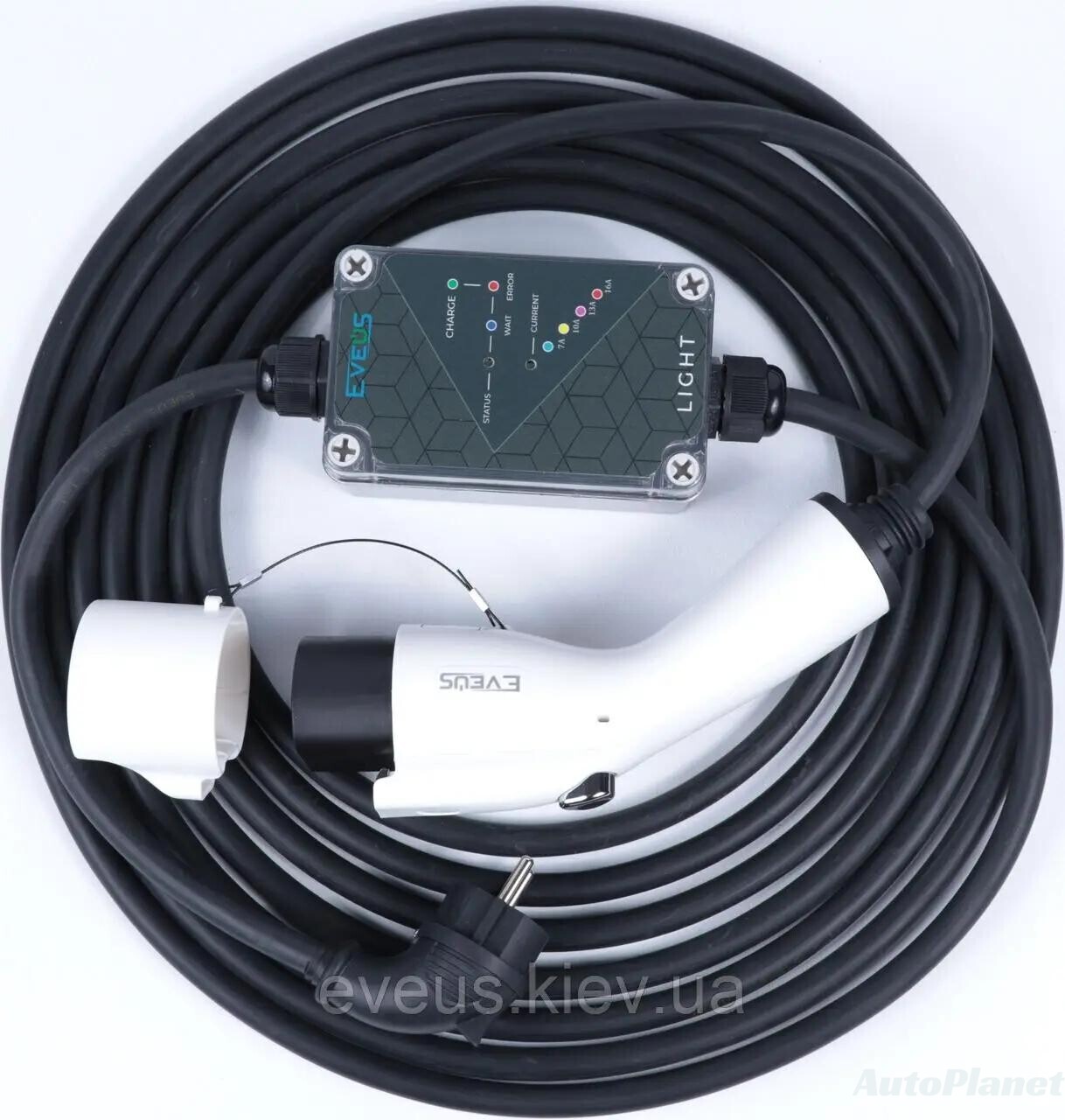 ЗАРЯДКА ДЛЯ ЭЛЕКТРОМОБИЛЯ EVEUS LIGHT GBT 3.7 КВТ - фото 1