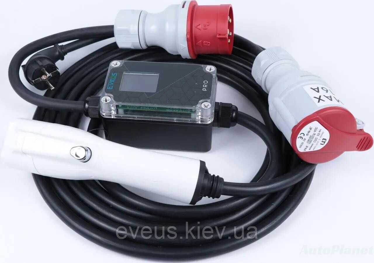 ЗАРЯДКА ДЛЯ ЭЛЕКТРОМОБИЛЯ EVEUS M32 PRO GBT 7.4 КВТ - фото 3