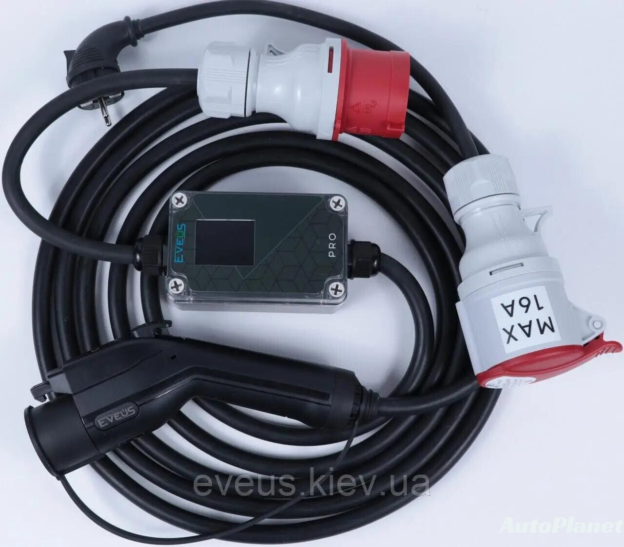 ЗАРЯДКА ДЛЯ ЭЛЕКТРОМОБИЛЯ EVEUS M40 PRO TYPE1 — 9.6 КВТ, 40А (J1772) - фото 2