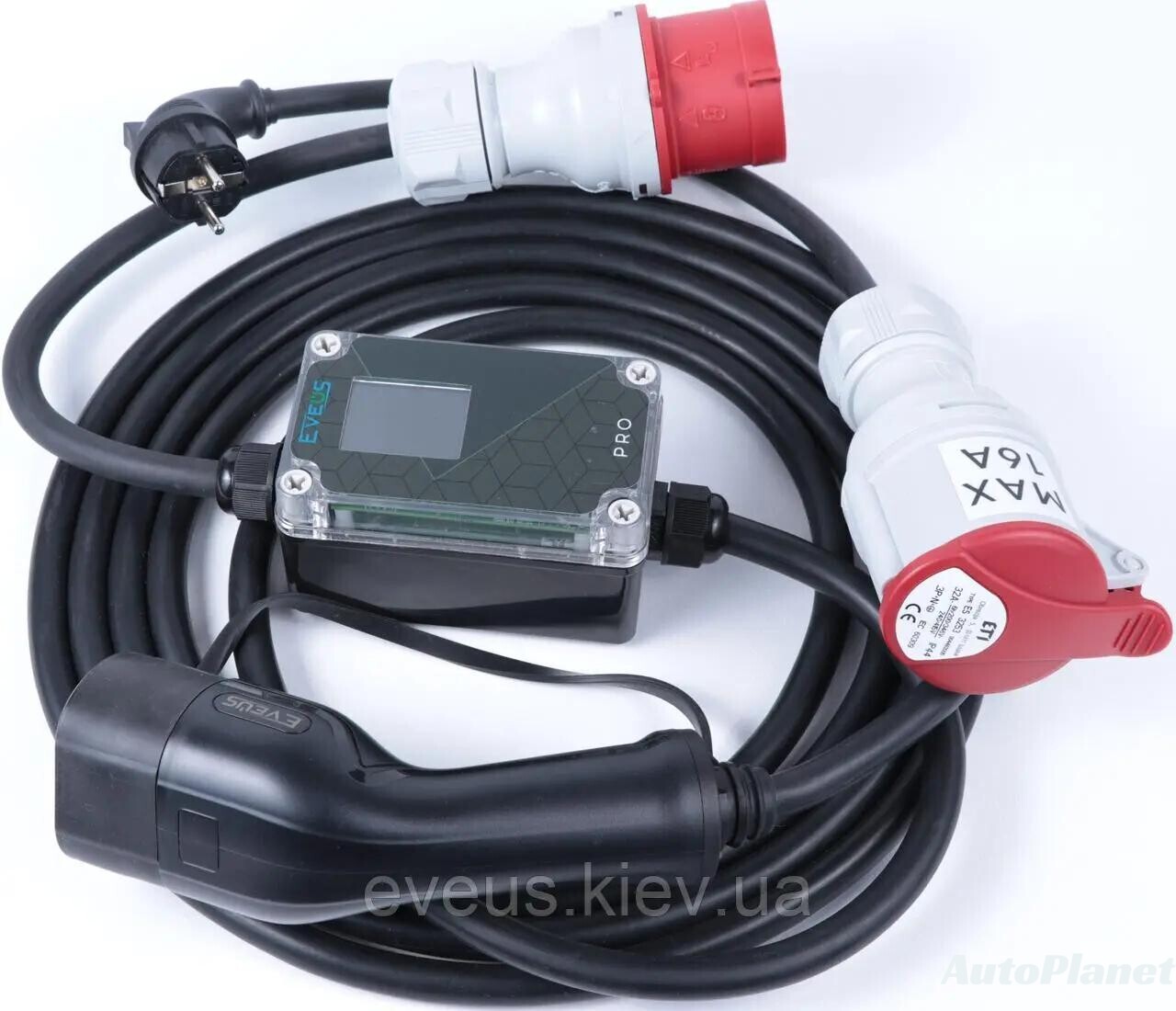 ЗАРЯДКА ДЛЯ ЭЛЕКТРОМОБИЛЯ EVEUS M32 T2 PRO 7.4 КВТ (TYPE 2) - фото 2