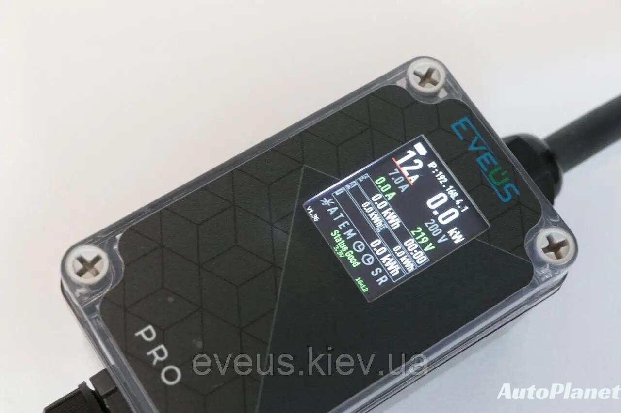 ЗАРЯДКА ДЛЯ ЭЛЕКТРОМОБИЛЯ EVEUS M16 T1 PRO 3.7 КВТ TYPE 1 - фото 3