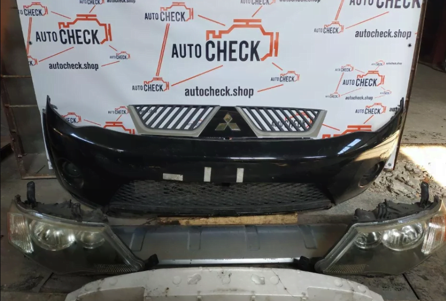 Разборка Mitsubishi Outlander XL крыло, капот, фары, бампер, решетка ...